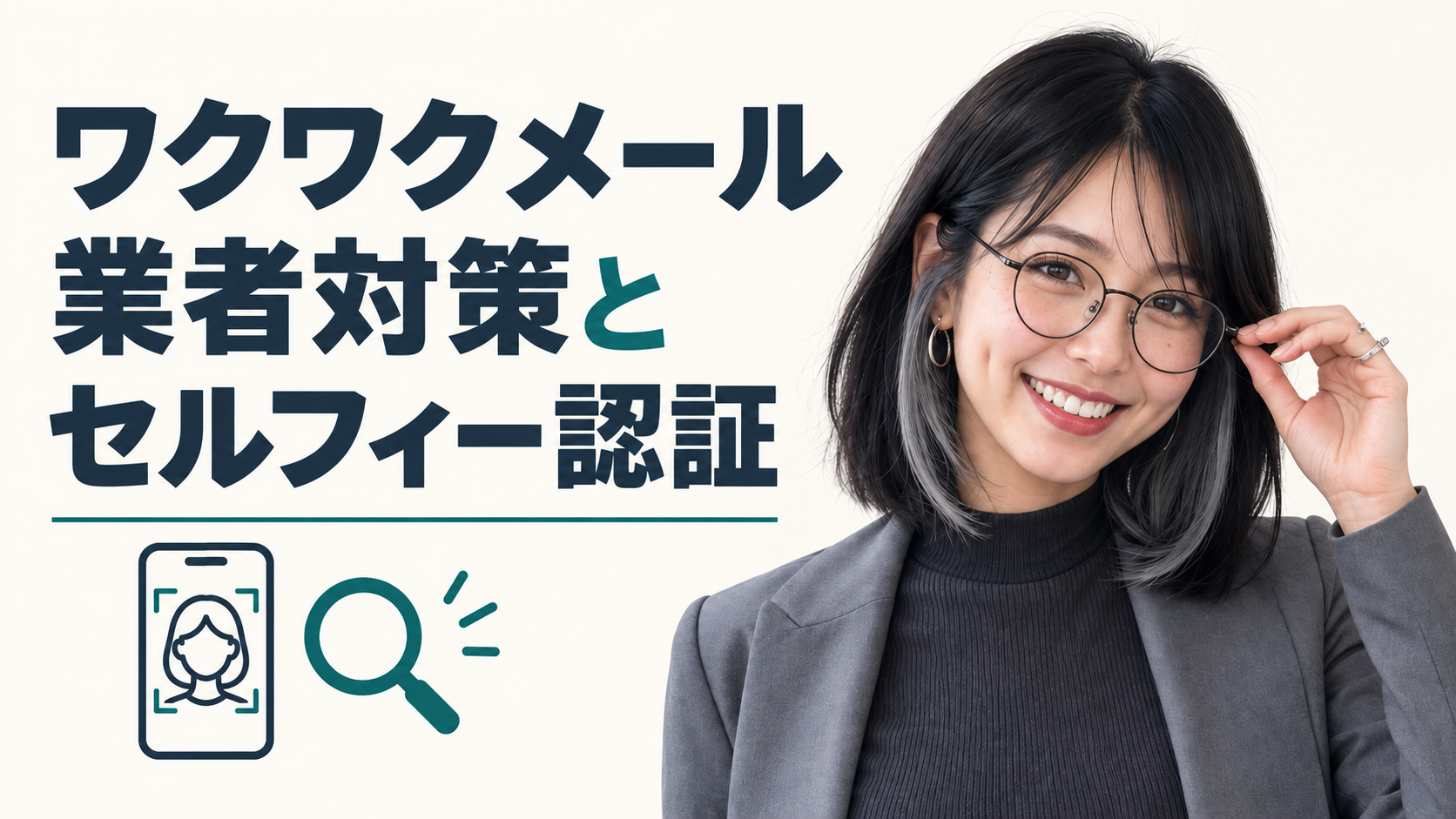 ワクワクメールの業者対策とセルフィー認証の見方